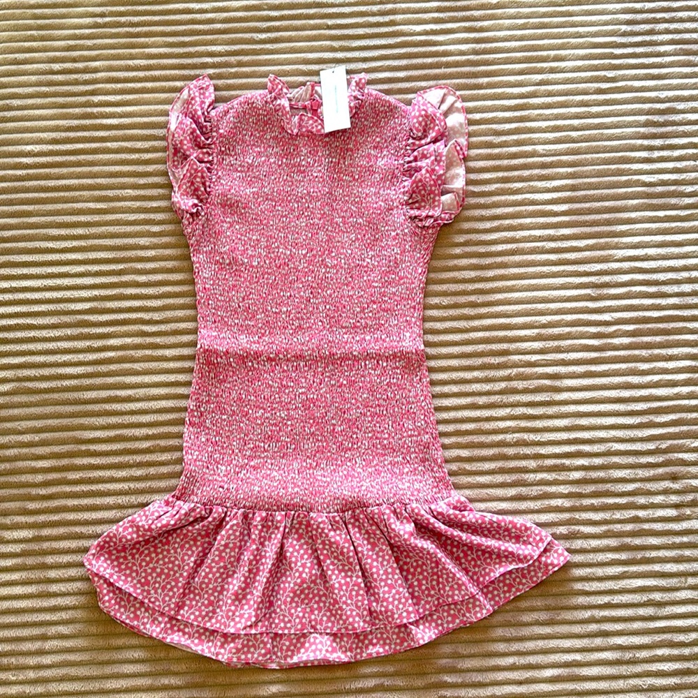 French Connection 71SEO morning glory XS Elao Verona Crepe Smoked Dress
